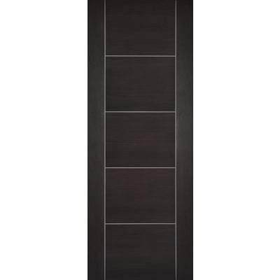 Vancouver Dark Grey Laminated 5 Panel Interior Door - 1981mm x 762mm -