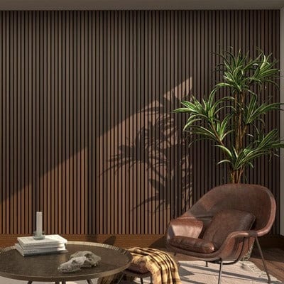 Immerse Acoustic Panelling Single Length (2400mm x 27mm x 12mm) - All Colours - Hardware > Building Materials > Wall Paneling Wall Panel