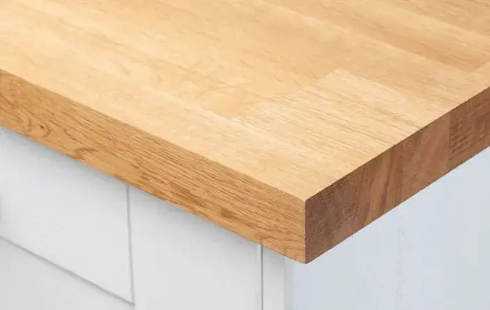 Deterra Solid Oak Real Wood Kitchen Worktops 27mm (T) - Hardware > Building Materials > Countertops