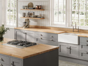 Deterra Solid Prime Oak Real Wood Kitchen Worktops 40mm (T) - Hardware > Building Materials > Countertops