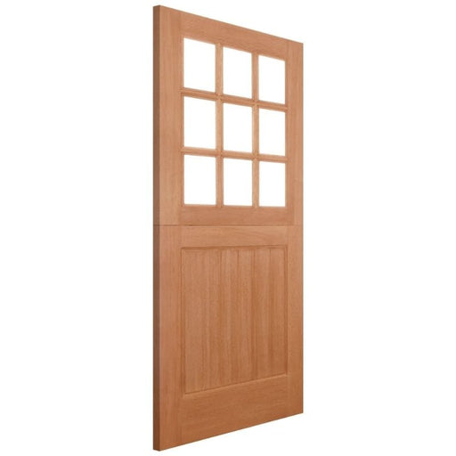 Stable Hardwood M&T Straight Top 9 Unglazed Light Panels External Door - All Sizes -