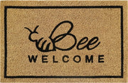 Doormat 60cm x 40cm - 'Bee Welcome' - Absorbent Coir Mat for Indoor/Outdoor - Home & Garden > Decor > Door Mats Garden watering