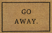 Doormat 60cm x 40cm - 'Go Away.' - Absorbent Coir Mat for Indoor/Outdoor - Home & Garden > Decor > Door Mats Garden watering