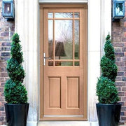 Warwick Hardwood M&T 9 Unglazed Light Panels External Door - 1981mm x 838mm -