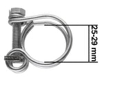 Double Wire Hose Clamp Galvanised 25mm-29mm - Home & Garden > Lawn & Garden > Watering & Irrigation > Garden Hose Fittings & Valves Tech Hose & Fittings