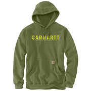 Carhartt 105944 Rain Defender Loose Fit Midweight Logo Graphic Hooded Sweatshirt - HOODIES