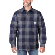Carhartt 105939 Relaxed Fit Heavyweight Flannel Sherpa-Lined Shirt Jac - SHIRTS