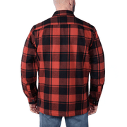 Carhartt 105939 Relaxed Fit Heavyweight Flannel Sherpa-Lined Shirt Jac Red Ochre XL - Apparel & Accessories > Clothing > Clothing Tops > Shirts SALE SHIRTS