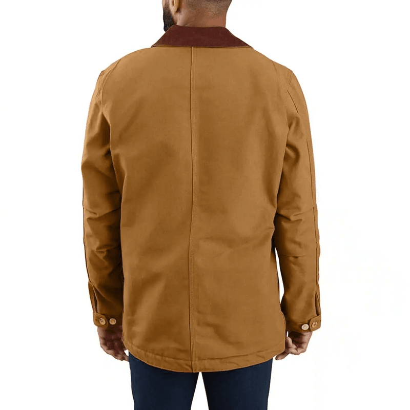 Carhartt 103825 Loose Fit Firm Duck Blanket Lined Chore Coat - JACKETS & COATS