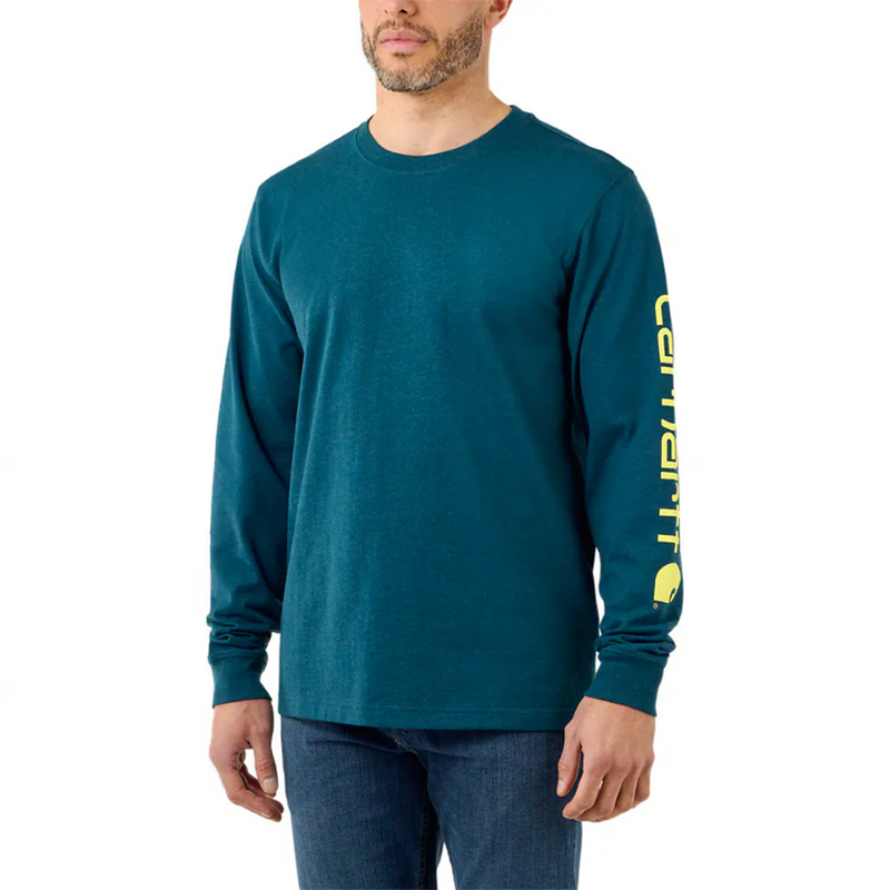 Carhartt EK231 Relaxed Fit Heavyweight Long Sleeve Graphic T-Shirt Top - Apparel & Accessories > Clothing > Clothing Tops > T-Shirts T-SHIRTS