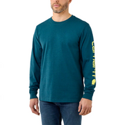 Carhartt EK231 Relaxed Fit Heavyweight Long Sleeve Graphic T-Shirt Top - Apparel & Accessories > Clothing > Clothing Tops > T-Shirts T-SHIRTS