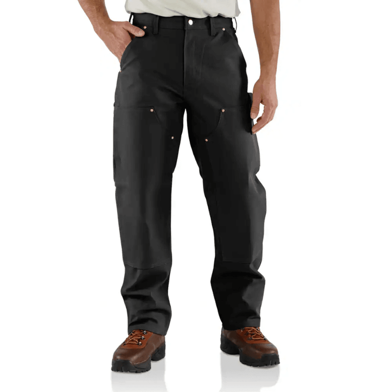 Carhartt B01 Loose Fit Firm Duck Double-Front Utility Work Pant Black Waist 36, Leg 34 - Apparel & Accessories > Clothing > Pants > Cargo Pants SALE TROUSERS