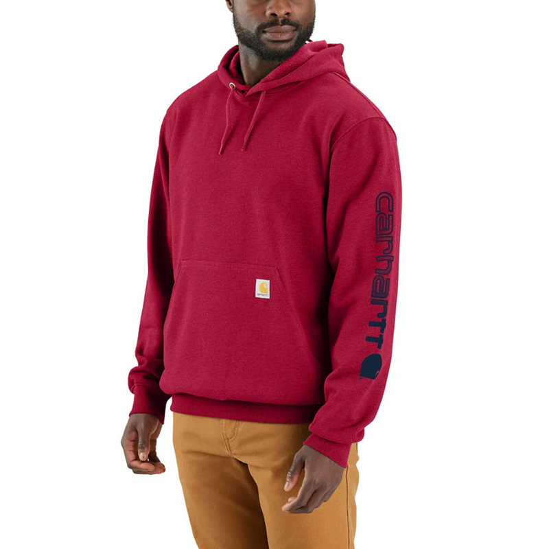Carhartt K288 Loose Fit Midweight Logo Sleeve Graphic Hoodie NEW 2025 COLOURS - Apparel & Accessories > Clothing > Clothing Tops > Hoodies HOODIES