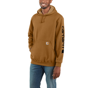 Carhartt K288 Loose Fit Midweight Logo Sleeve Graphic Hoodie NEW 2025 COLOURS - Apparel & Accessories > Clothing > Clothing Tops > Hoodies HOODIES