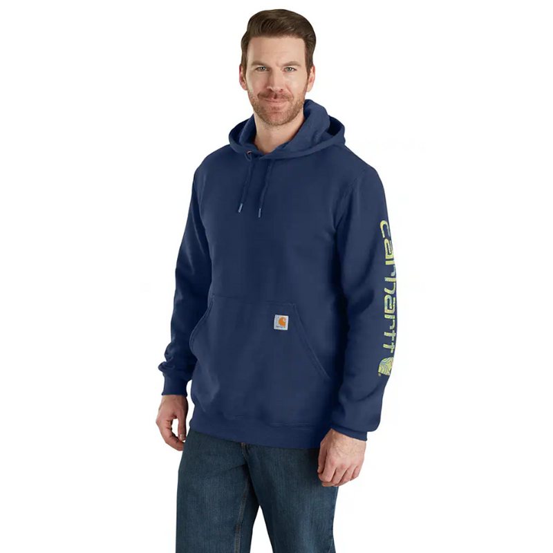 Carhartt K288 Loose Fit Midweight Logo Sleeve Graphic Hoodie NEW 2025 COLOURS - Apparel & Accessories > Clothing > Clothing Tops > Hoodies HOODIES