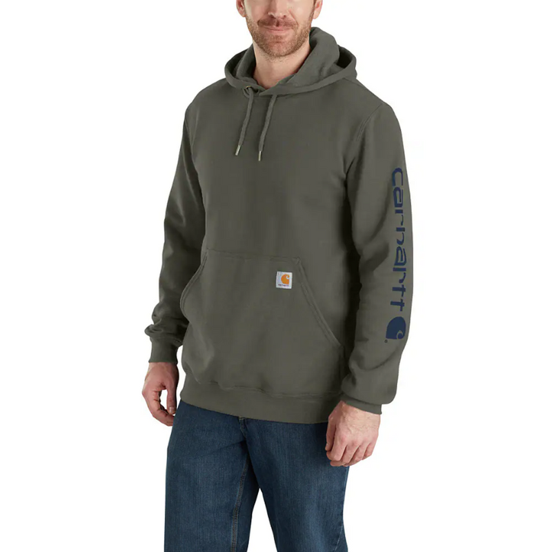 Carhartt K288 Loose Fit Midweight Logo Sleeve Graphic Hoodie NEW 2025 COLOURS - Apparel & Accessories > Clothing > Clothing Tops > Hoodies HOODIES