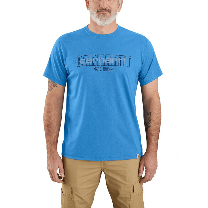 Carhartt 106653 Force Relaxed Fit Mid-Weight Short Sleeve Logo Graphic T-Shirt - Apparel & Accessories > Clothing T-SHIRTS