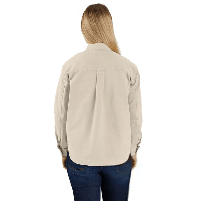 Carhartt Women's 106621 Rugged Flex Loose Fit Heavyweight Duck Overshirt - WOMENS JACKETS