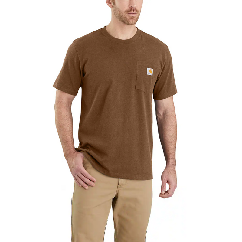 Carhartt 103296 Relaxed Fit Heavyweight Short Sleeve K87 Pocket T-Shirt - Apparel & Accessories > Clothing > Clothing Tops > T-Shirts T-SHIRTS