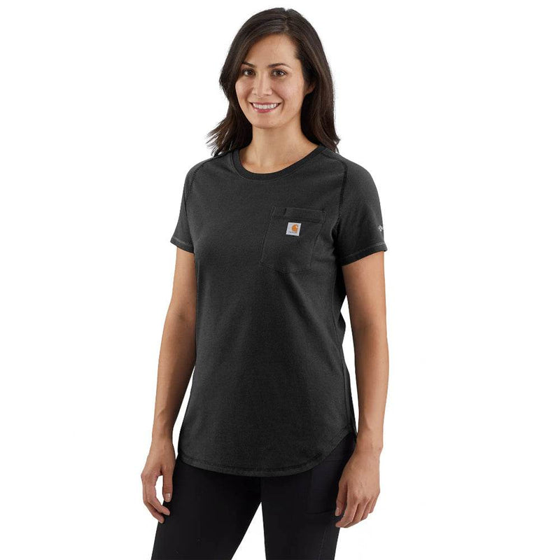 Carhartt Women's 106650 Carhartt Force Relaxed Fit Midweight Pocket T-Shirt - WOMENS T-SHIRTS