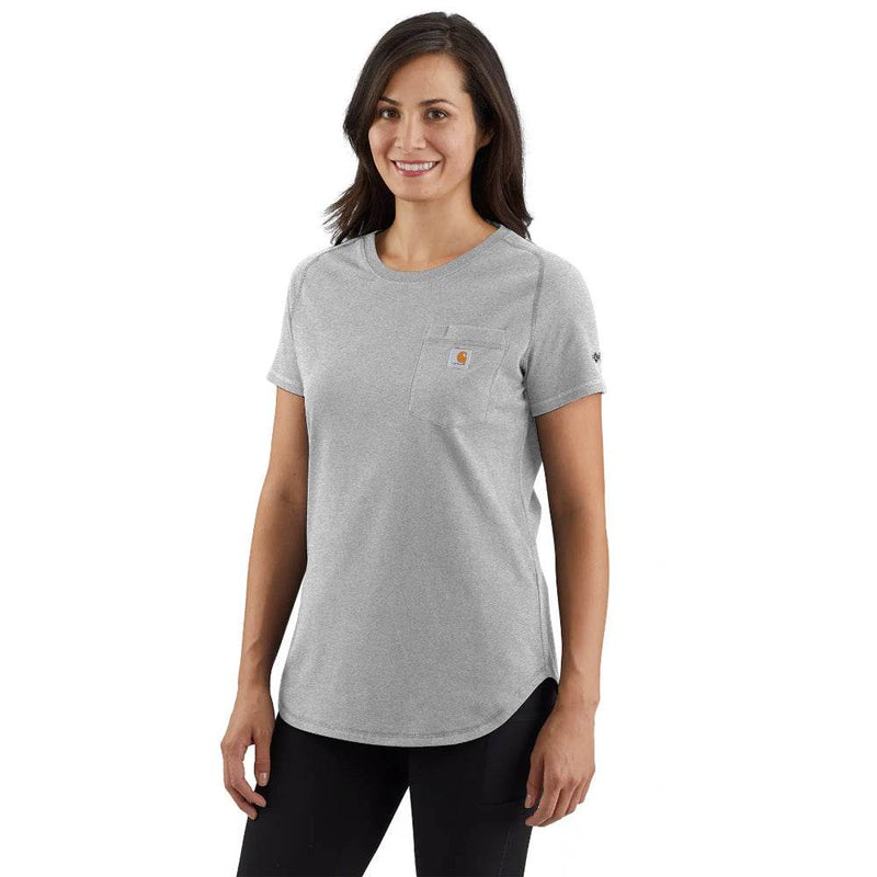 Carhartt Women's 106650 Carhartt Force Relaxed Fit Midweight Pocket T-Shirt - WOMENS T-SHIRTS