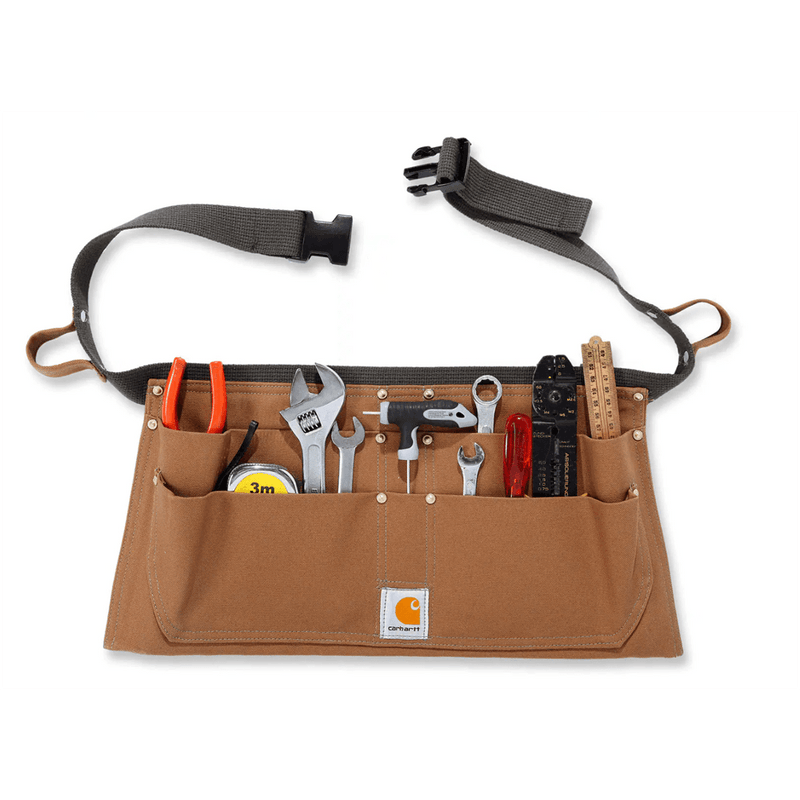Carhartt 106668 A09 Firm Duck Half Apron - Hardware > Hardware Accessories > Tool Storage & Organization > Tool & Equipment Belts TOOLCARRIERS