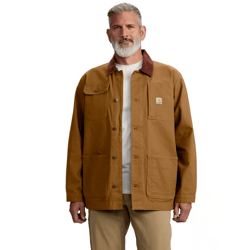 Carhartt 106675 Loose Fit Firm Duck Blanket-Lined Chore Coat - Apparel & Accessories > Clothing > Outerwear > Coats & Jackets JACKETS & COATS