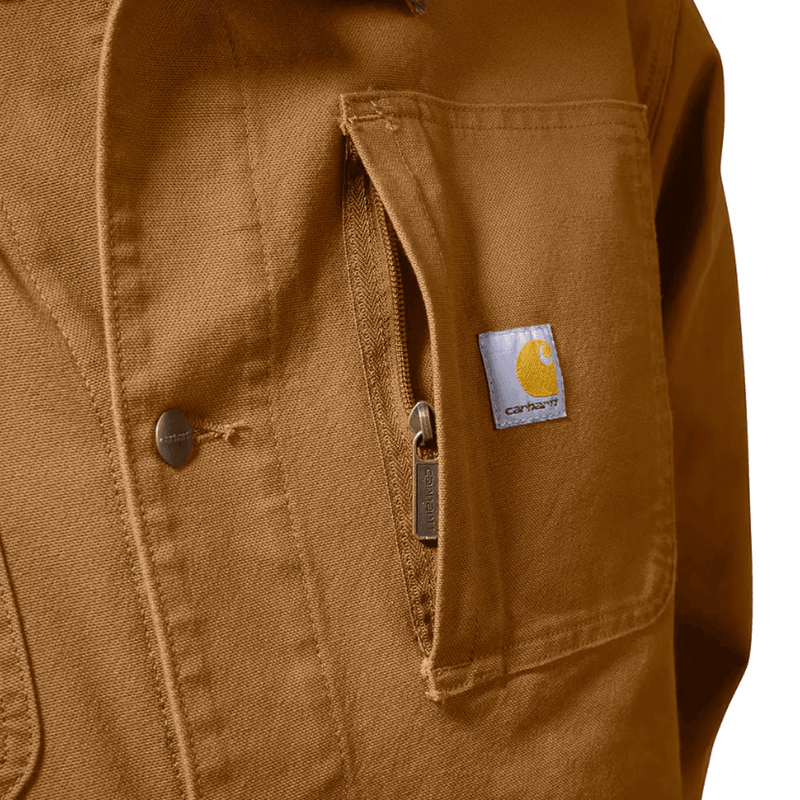 Carhartt 106675 Loose Fit Firm Duck Blanket-Lined Chore Coat - Apparel & Accessories > Clothing > Outerwear > Coats & Jackets JACKETS & COATS