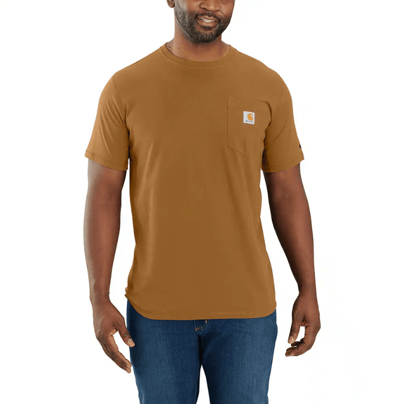 Carhartt 106652 Force Relaxed Fit Midweight Short-Sleeve Pocket T-Shirt - Apparel & Accessories > Clothing > Clothing Tops > T-Shirts T-SHIRTS