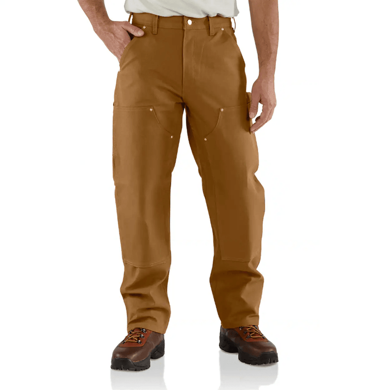 Carhartt 106679 B01 Loose Straight Firm Duck Double Front Dungaree - Apparel & Accessories > Clothing > Uniforms > Contractor Pants & Coveralls BASIC & REAPER TROUSERS