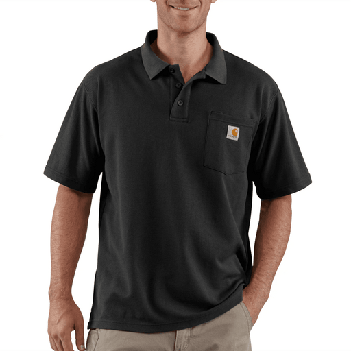 Carhartt 106685 Loose Fit Midweight Short-Sleeve Pocket Polo - Apparel & Accessories > Clothing > Clothing Tops > Polos POLO SHIRTS