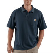 Carhartt 106685 Loose Fit Midweight Short-Sleeve Pocket Polo - Apparel & Accessories > Clothing > Clothing Tops > Polos POLO SHIRTS