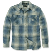 Carhartt 106756 Montana Rugged Flex Relaxed Fit Lightweight Long-Sleeve Snap-Front Plaid Shirt - Apparel & Accessories > Clothing > Clothing Tops > Shirts SHIRTS