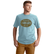 Carhartt 106774 Relaxed Fit Lightweight Short-Sleeve Hamilton Graphic T-Shirt - Apparel & Accessories > Clothing > Clothing Tops > T-Shirts T-SHIRTS
