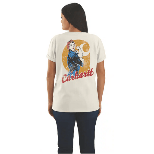 Carhartt Women's 106903 Loose Fit Heavyweight Short-Sleeve Love Of Labor Graphic T-Shirt - Apparel & Accessories > Clothing > Clothing Tops > T-Shirts WOMENS T-SHIRTS