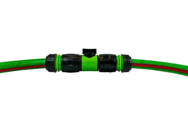 Cost Wise Snap On Male-Male In Line Valve Kit Black/Green - Home & Garden > Lawn & Garden > Watering & Irrigation > Garden Hose Fittings & Valves Garden watering