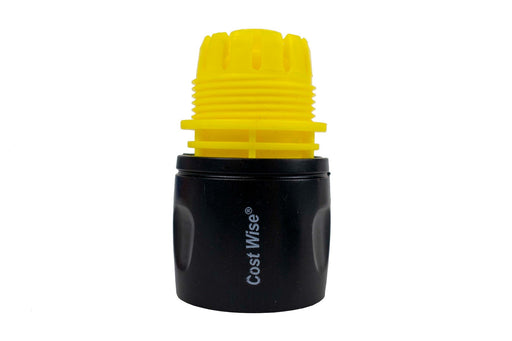 Female Hose Connector, 1/2" or 5/8" Hose, Yellow - Home & Garden > Lawn & Garden Garden watering