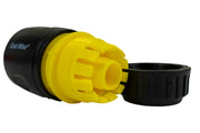 Female Hose Connector, 1/2" or 5/8" Hose, Yellow - Home & Garden > Lawn & Garden Garden watering