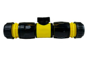 Cost Wise Snap On Male-Male In Line Valve Kit Yellow/Black - Home & Garden > Lawn & Garden > Watering & Irrigation > Garden Hose Fittings & Valves Garden watering