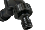1/2" BSPM Plastic Quick Connect Tap Black/Orange - Home & Garden > Lawn & Garden Garden watering