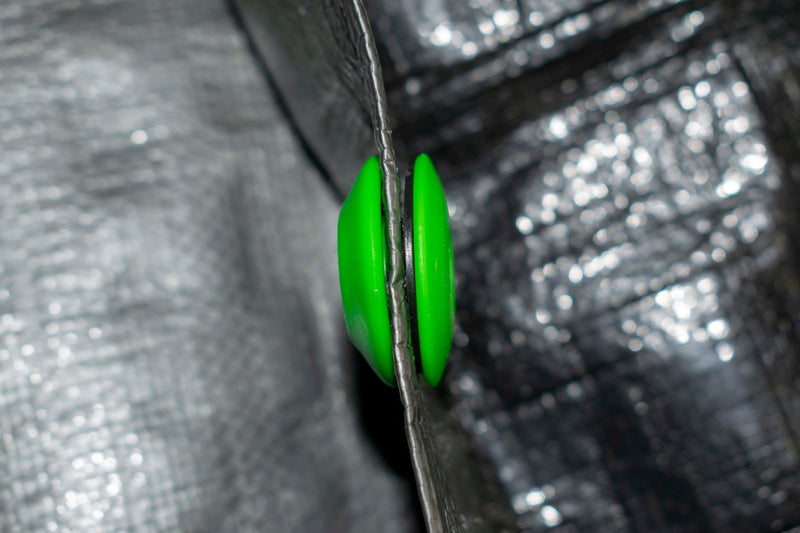 Tarp Eyelets Pack of 10 Green - Hardware > Hardware Accessories > Tarps Tarpaulins