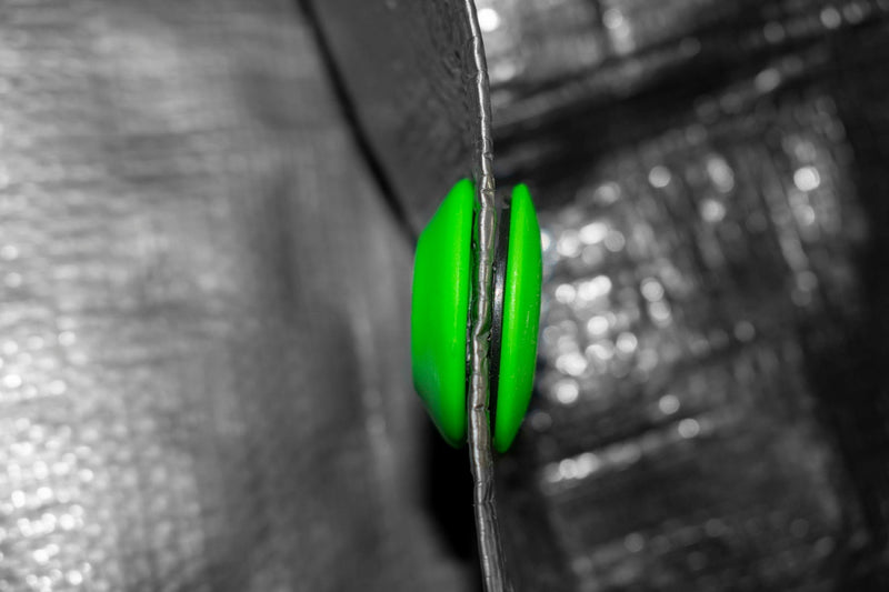 Tarp Eyelets Pack of 10 Green - Hardware > Hardware Accessories > Tarps Tarpaulins