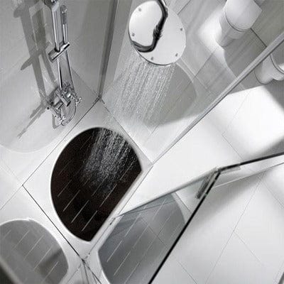 Loft Chrome Shower Mixer Column With Kit - Bathrooms
