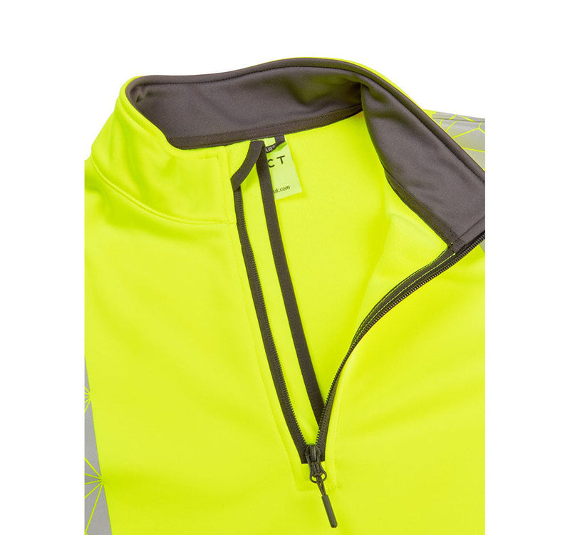 PULSAR RCT804 / RCT805 React GRS 1/4 Zip Hi-Vis Sweatshirt - Apparel & Accessories > Clothing > Activewear > Activewear Sweatshirts & Hoodies > Sweatshirts HI-VIS SWEATSHIRTS & HOODIES