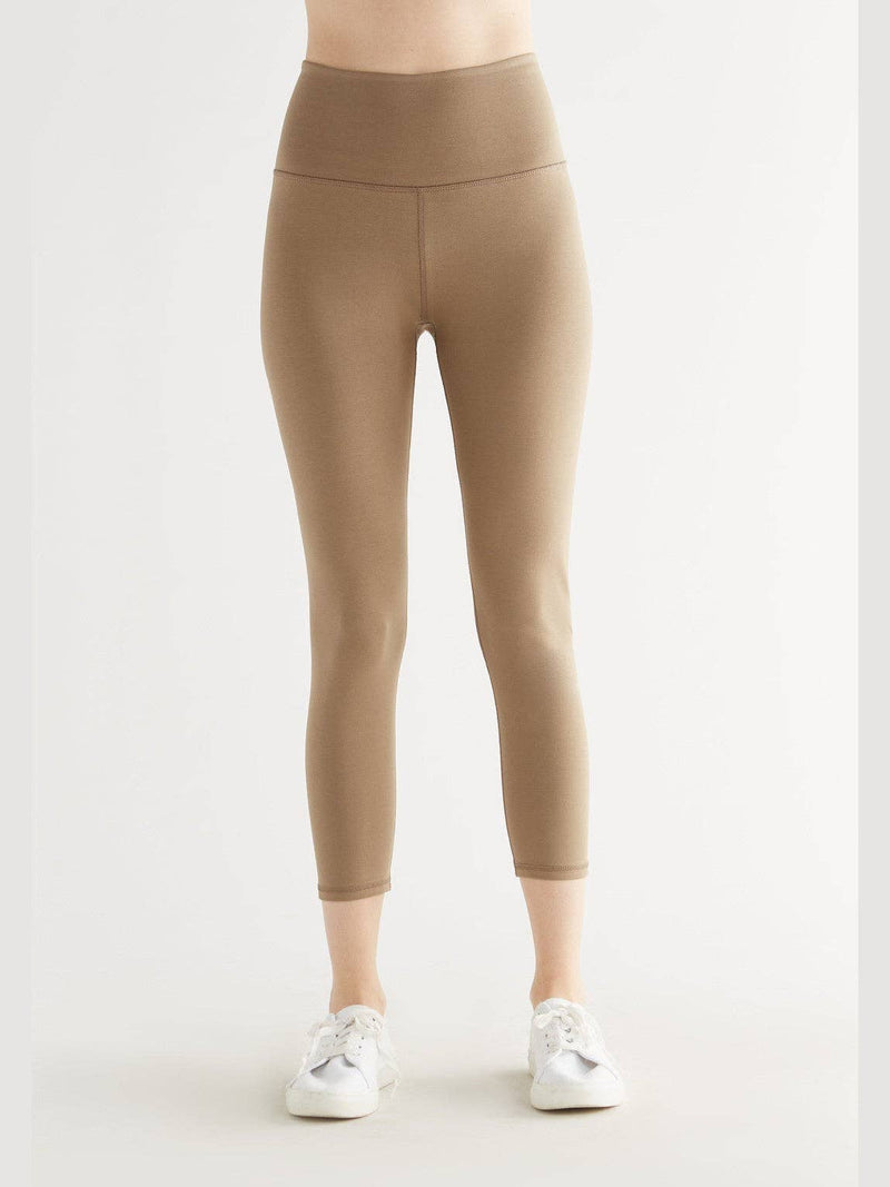 Organic 7/8 Stretch Leggings: Womens