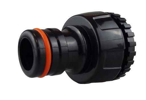 Female Tap Connector 1"-3/4" BSPF Max Flo Black/Orange - Home & Garden > Lawn & Garden Garden watering