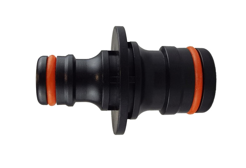 Two Way Adaptor Max Flo to Standard Snap-On Male Black/Orange - Home & Garden > Lawn & Garden Garden watering