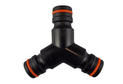 Three Way Splitter Max Flo, Black/Orange - Home & Garden > Lawn & Garden Garden watering
