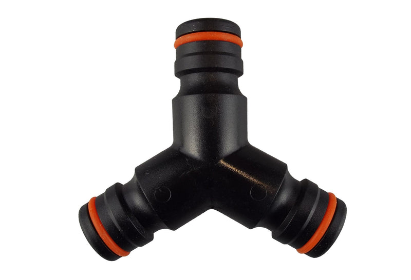 Three Way Splitter Max Flo, Black/Orange - Home & Garden > Lawn & Garden Garden watering