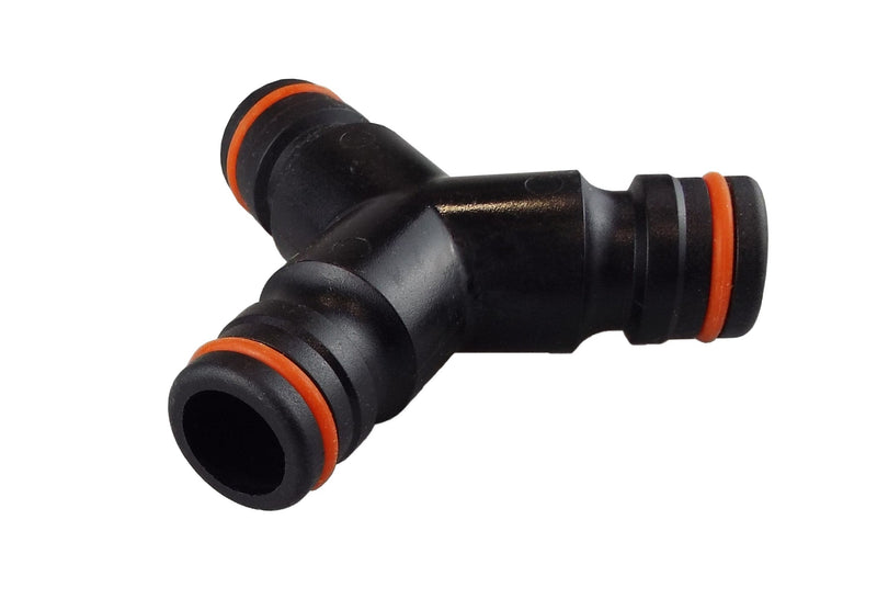 Three Way Splitter Max Flo, Black/Orange - Home & Garden > Lawn & Garden Garden watering